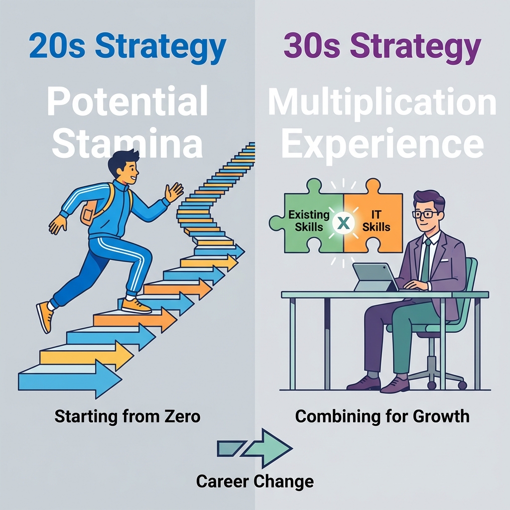 20代と30代のIT転職戦略の違い：ポテンシャル勝負ではなくドメイン知識とITスキルの掛け合わせが重要